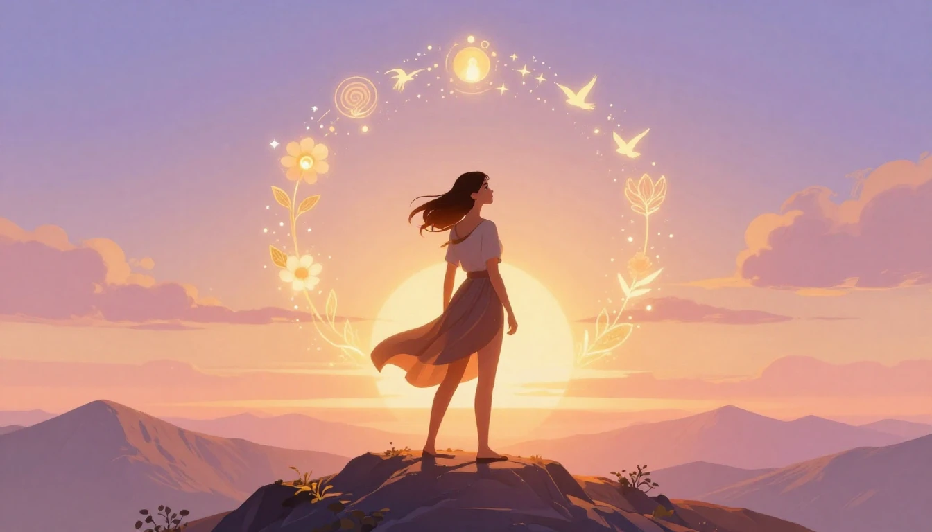 A vibrant and inspiring digital art illustration celebrating...