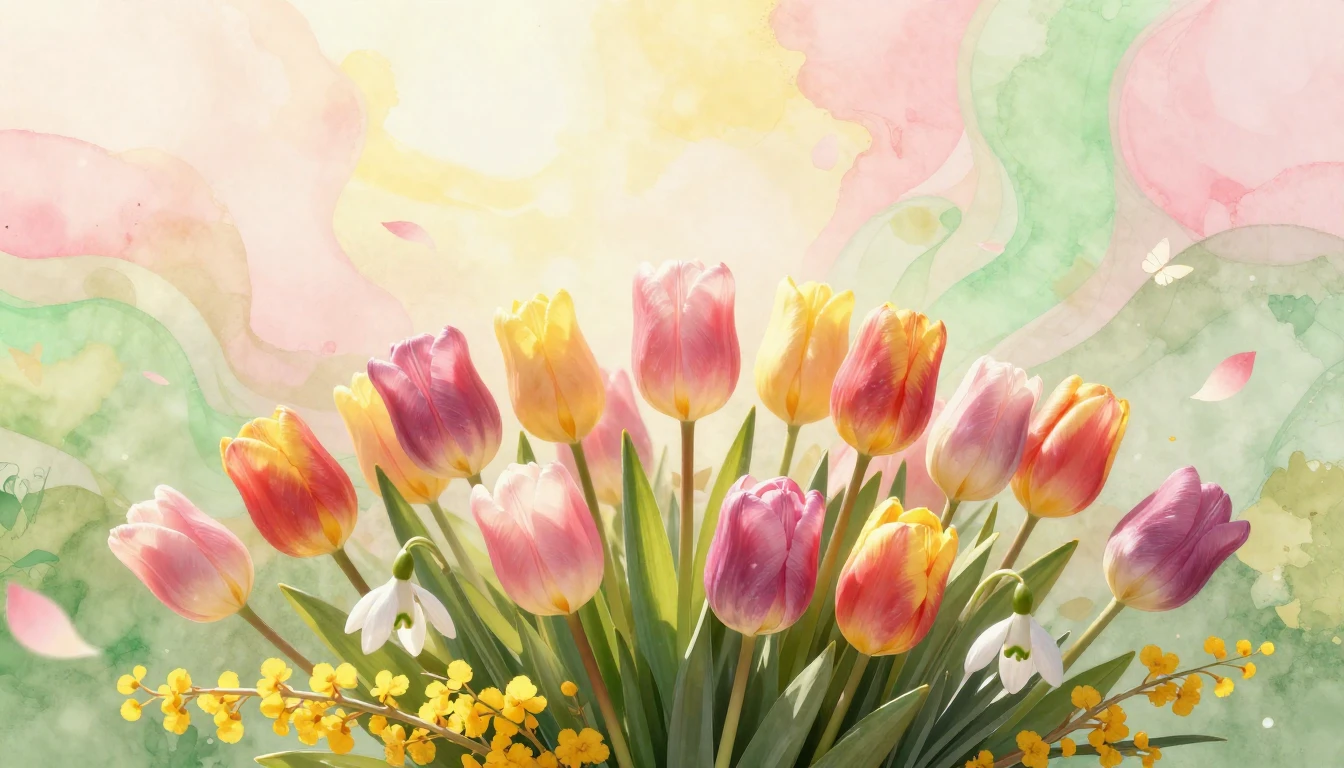 A soft and elegant artistic composition symbolizing Internat...