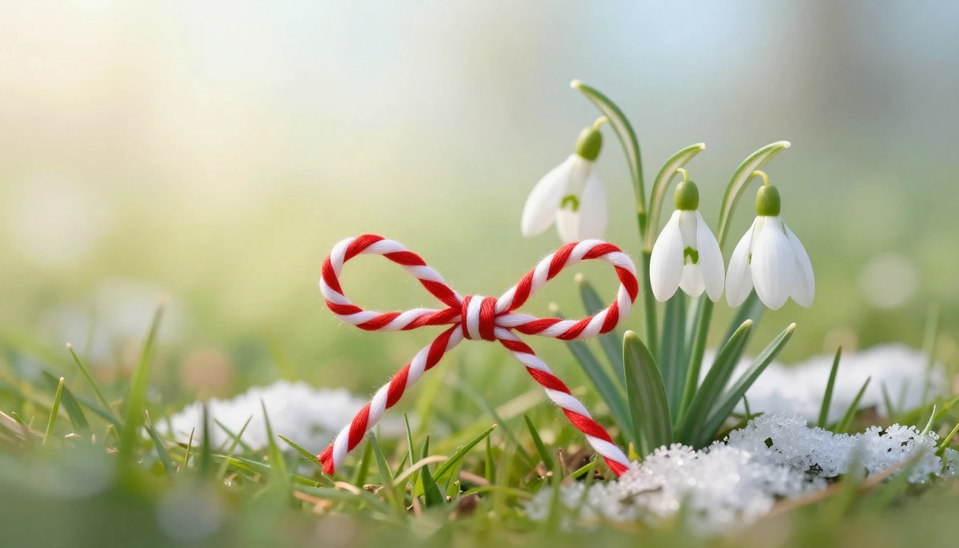 A delicate and airy composition symbolizing the arrival of s...