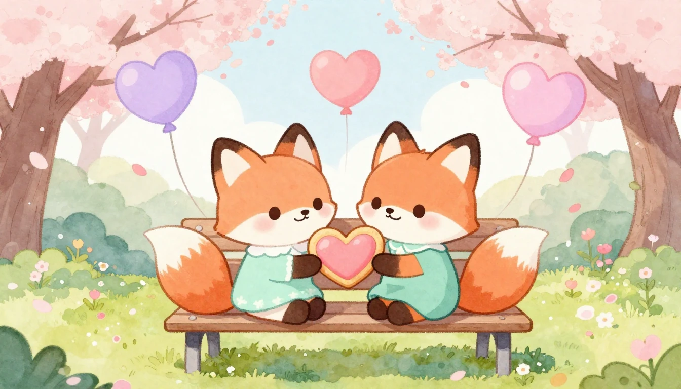 A heartwarming watercolor illustration symbolizing friendshi...