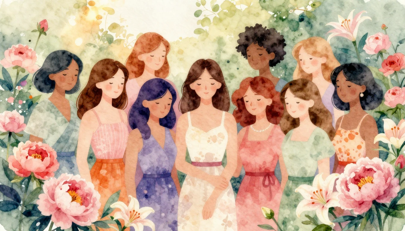A beautiful and vibrant watercolor illustration celebrating ...