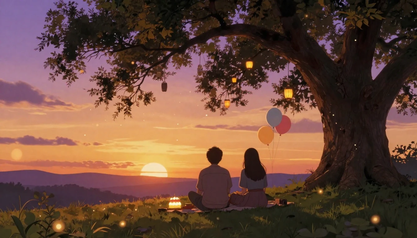 A heartwarming and vibrant scene depicting the essence of fr...