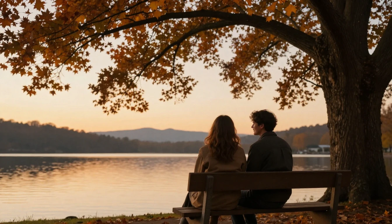 A heartwarming and cozy scene of two close friends sitting t...