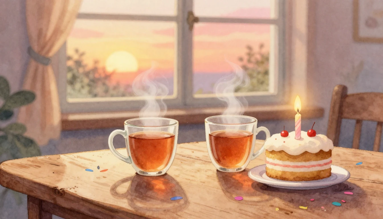 A heartwarming watercolor illustration symbolizing deep frie...