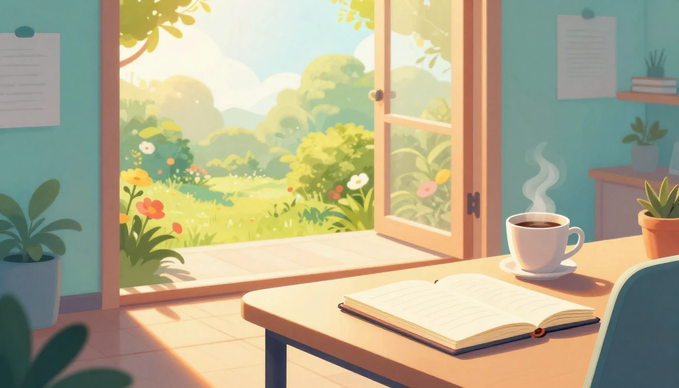 A vibrant digital art illustration symbolizing a new profess...