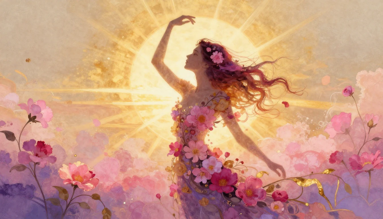 A conceptual and ethereal illustration symbolizing Woman's D...