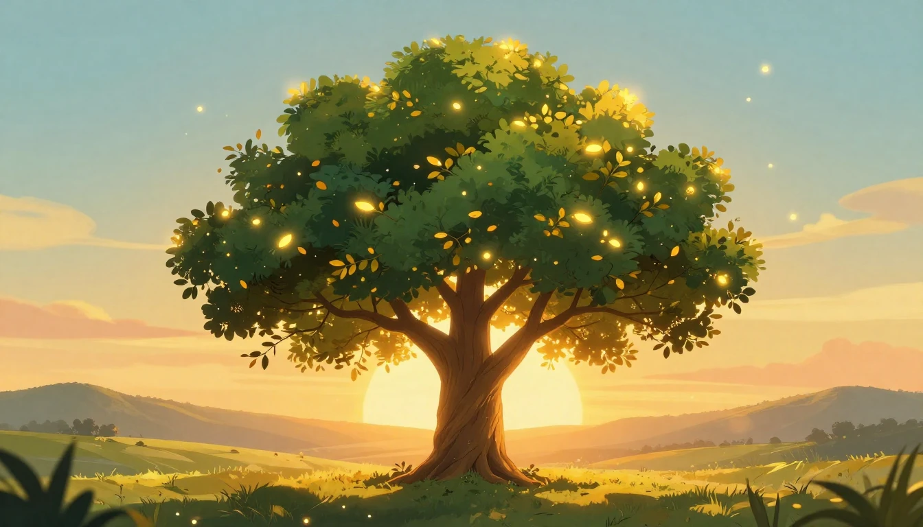 A vibrant and uplifting digital art illustration symbolizing...