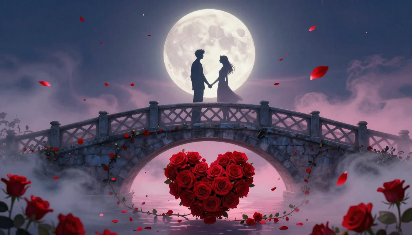 A soft and dreamy artistic composition representing eternal ...