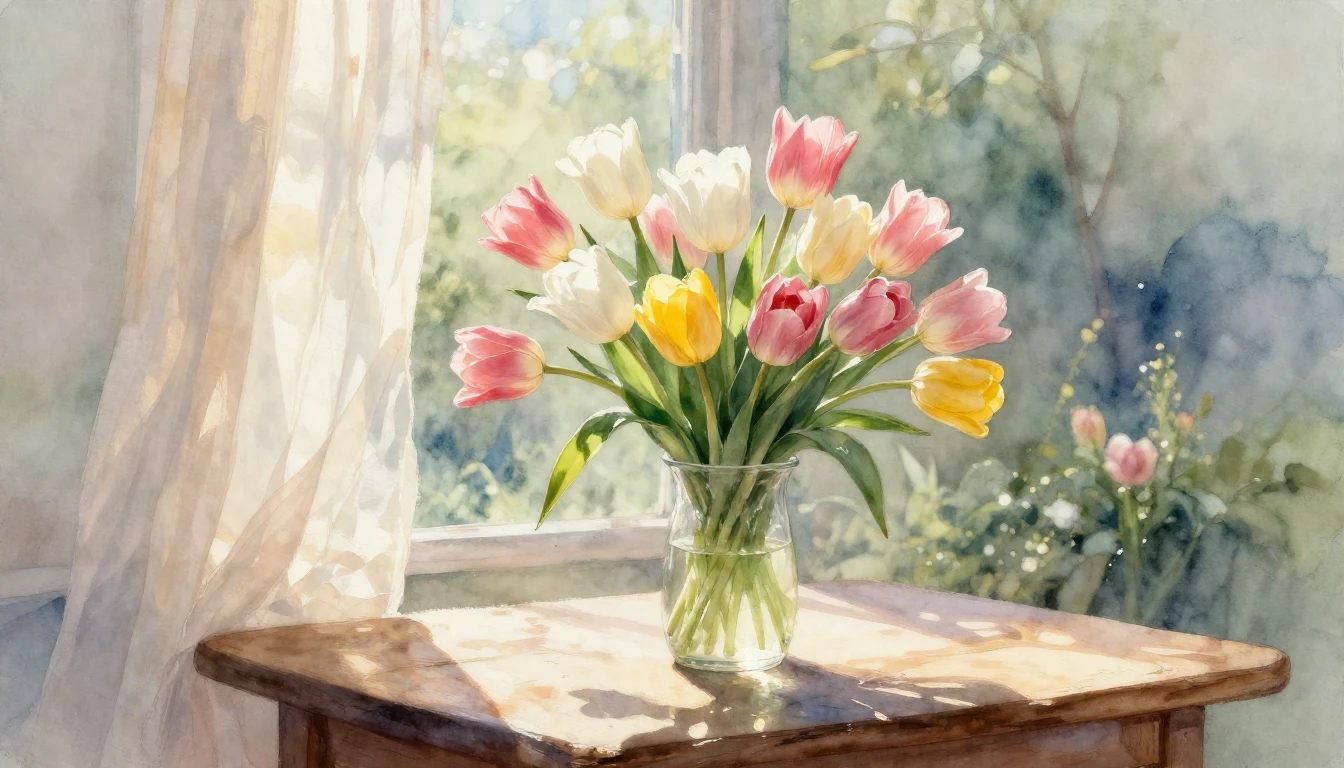 An exquisite watercolor painting capturing the essence of a ...