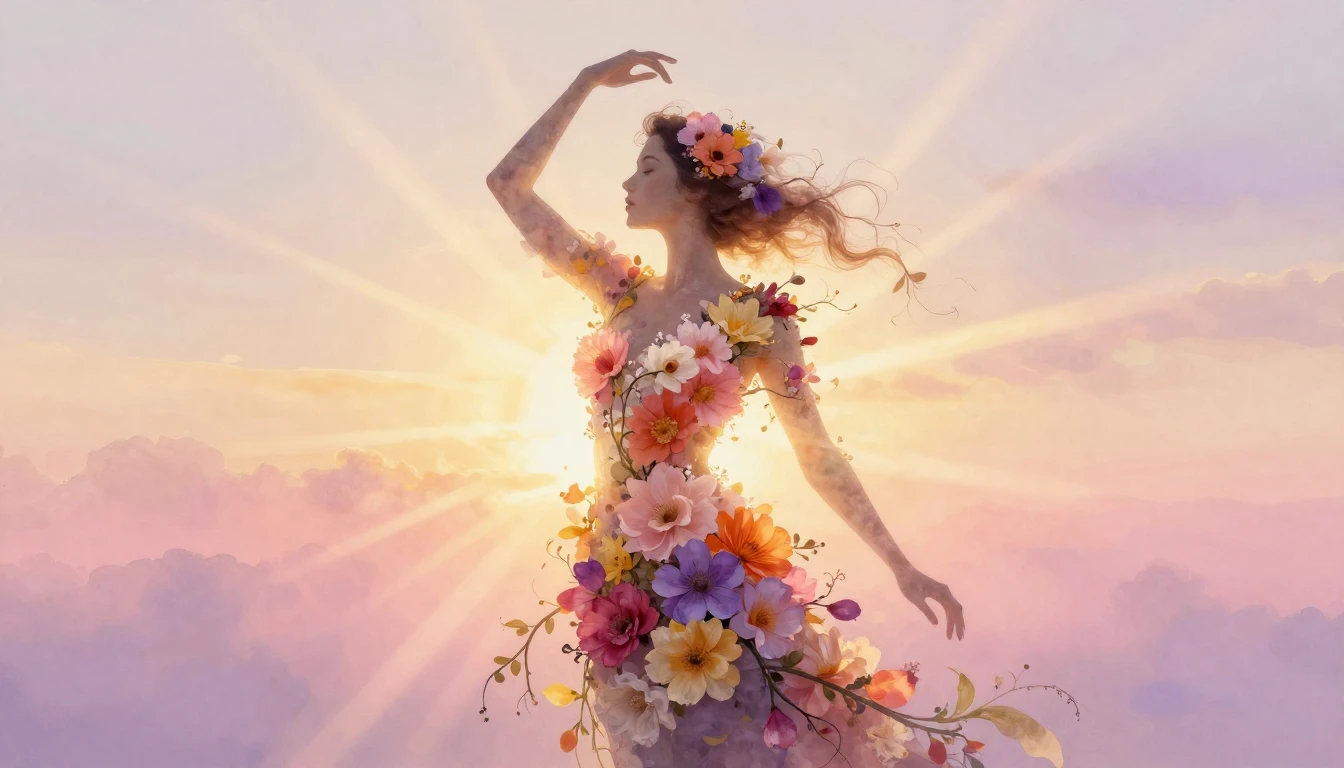 A conceptual and artistic composition representing the essen...