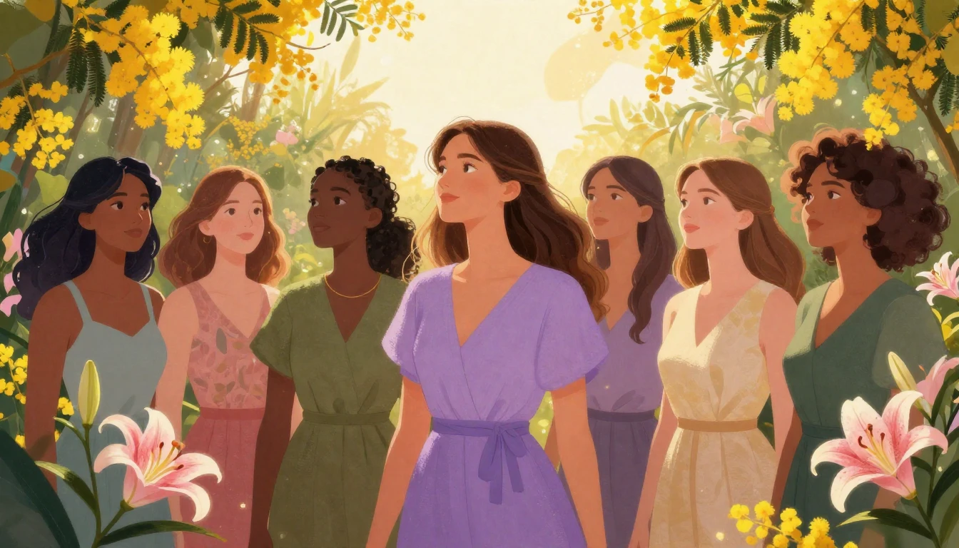 A vibrant digital art illustration celebrating International...