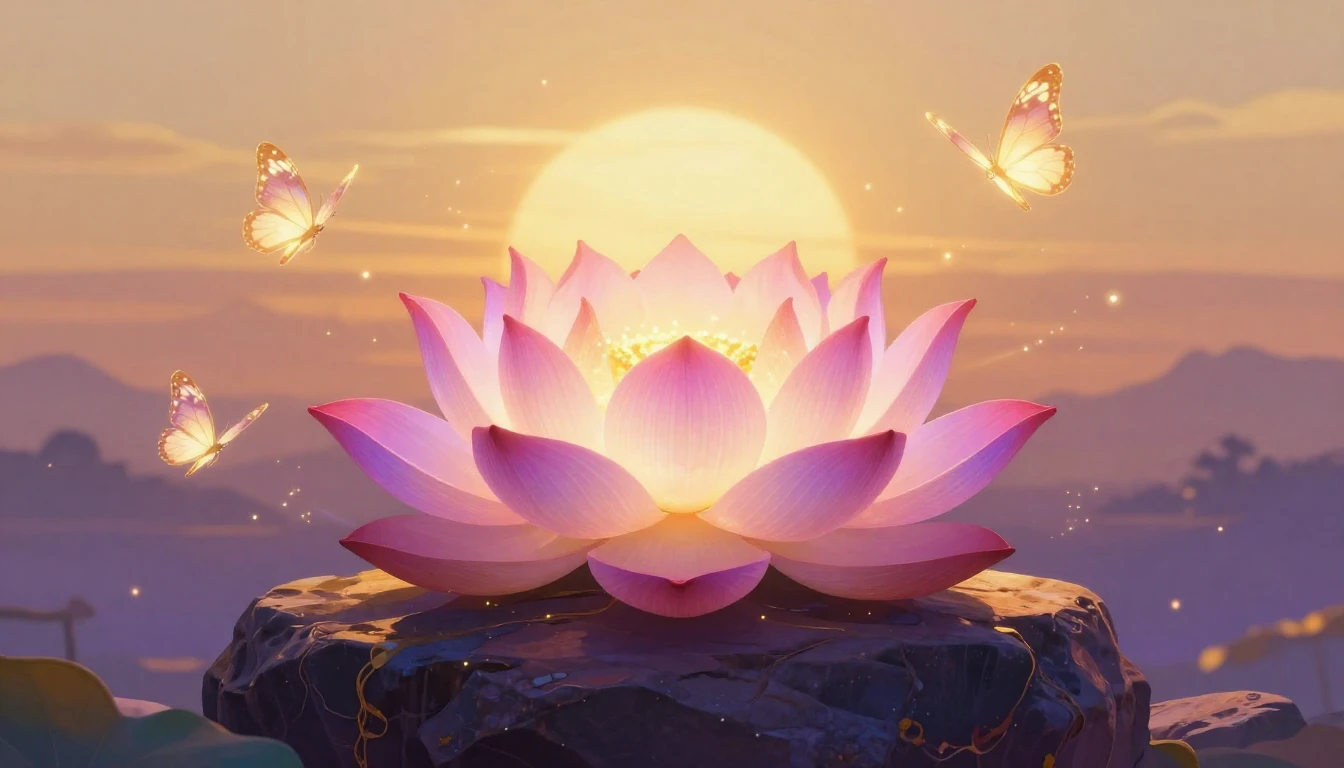 A symbolic and majestic illustration representing feminine s...