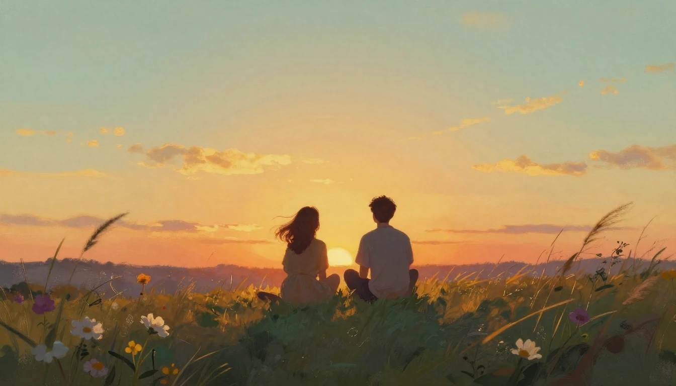 A warm and inviting scene symbolizing friendship and celebra...