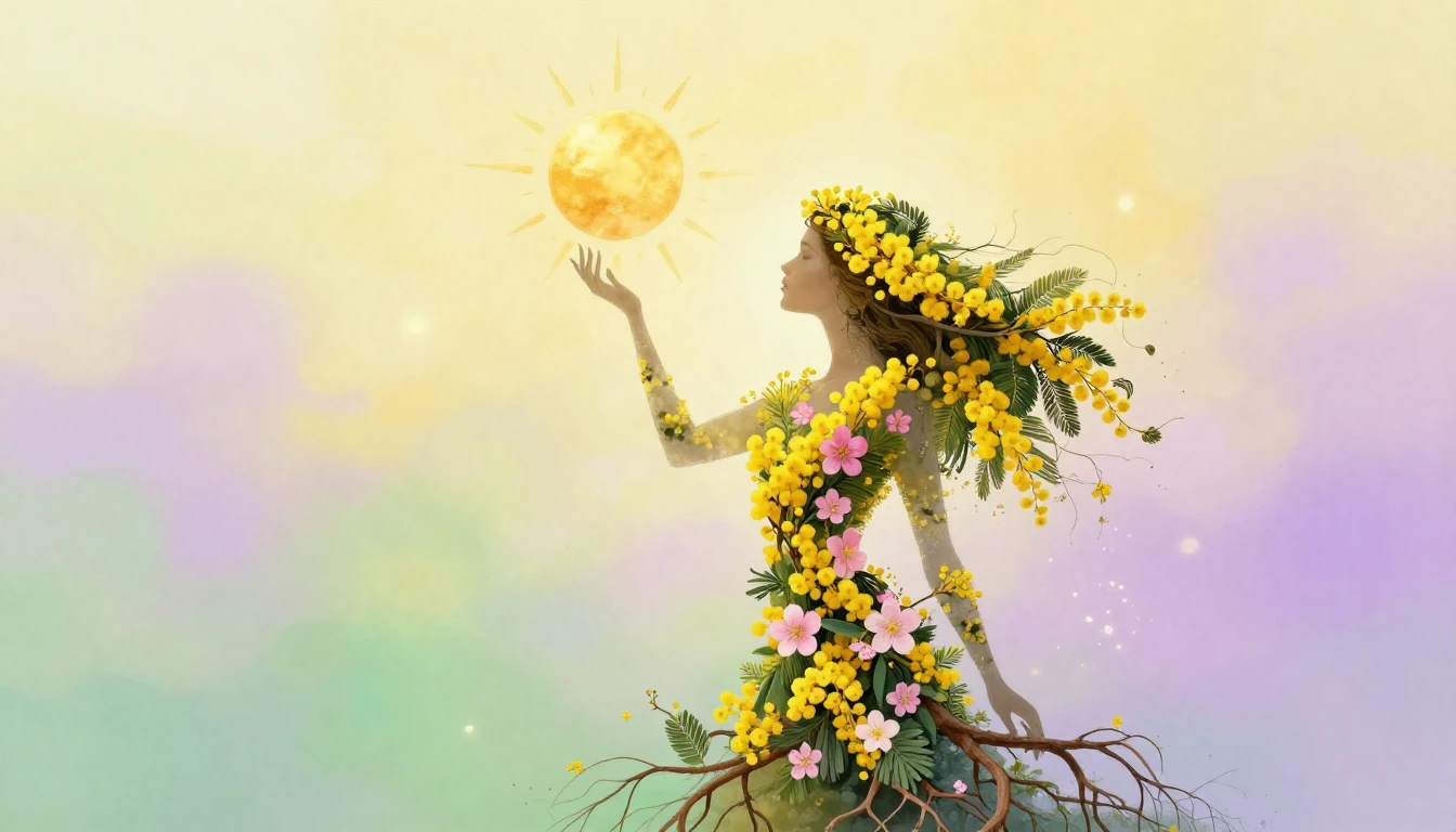 A beautiful, artistic illustration celebrating International...