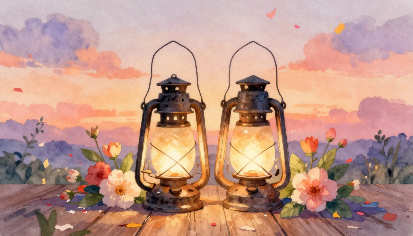 A heartwarming and soft watercolor illustration symbolizing ...