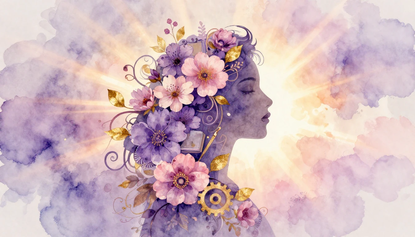 A beautiful and ethereal watercolor painting celebrating Int...