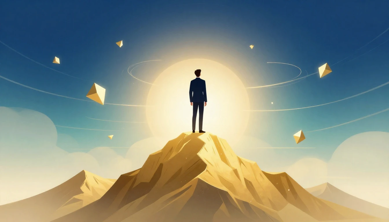 A vibrant and uplifting digital art illustration symbolizing...