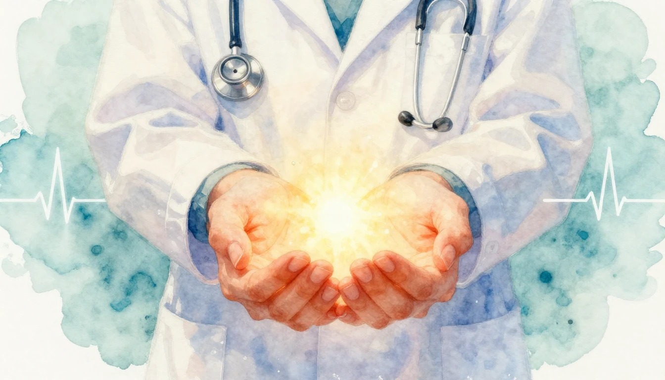 A soft and emotive watercolor painting depicting a pair of c...