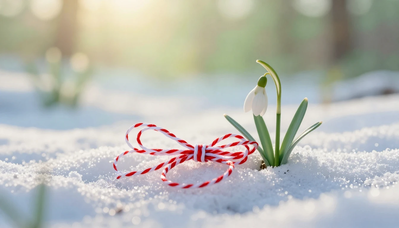 A delicate and soft composition symbolizing early spring. In...