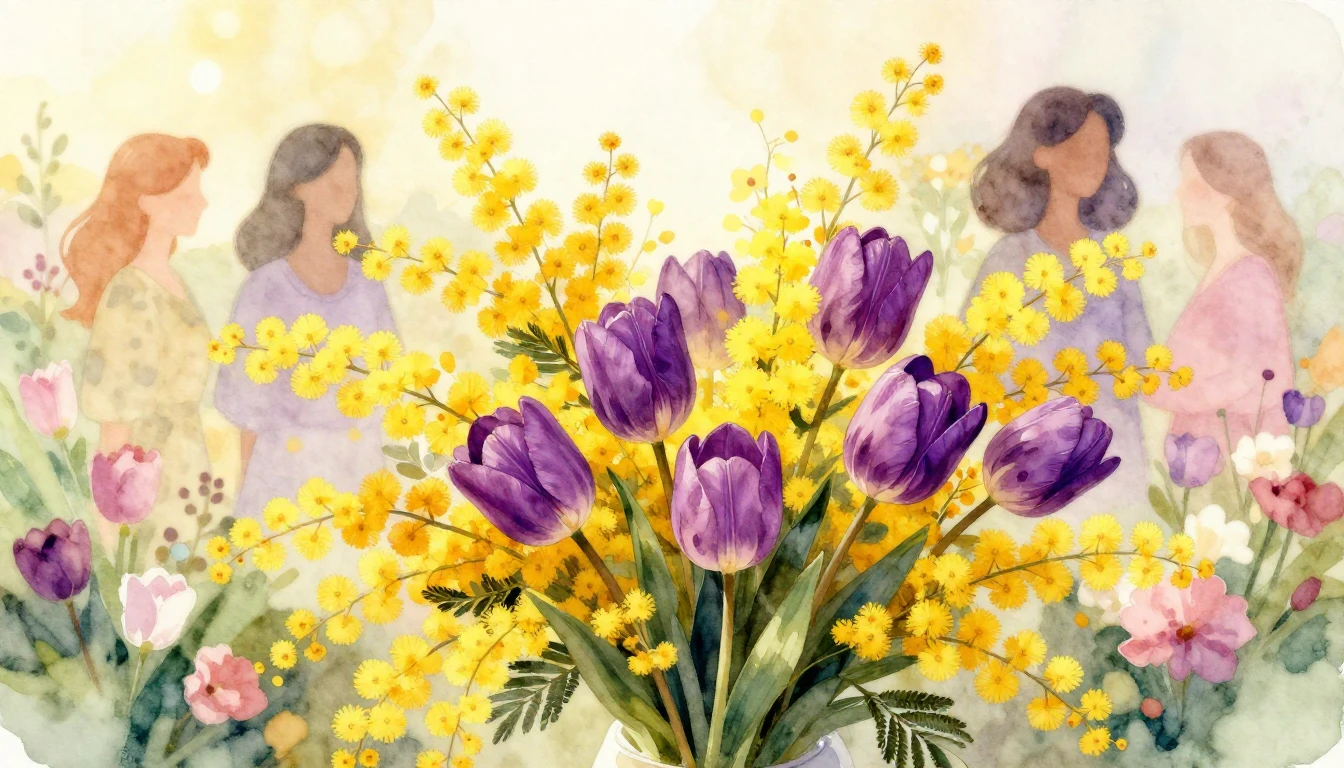 A vibrant and uplifting watercolor illustration celebrating ...