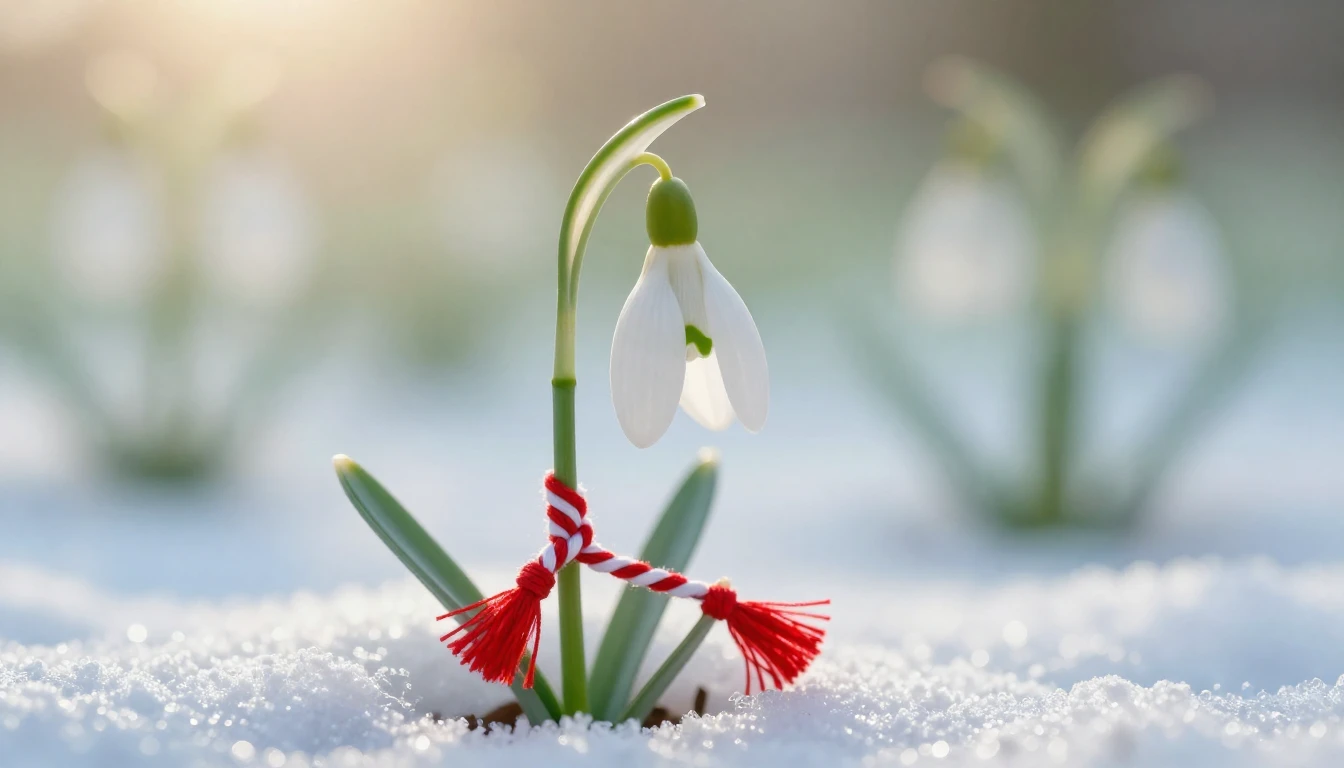 A delicate and ethereal close-up composition symbolizing the...