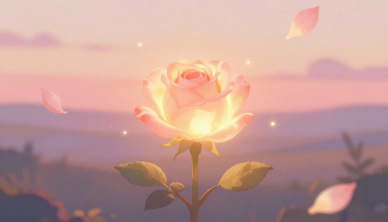 A heartwarming conceptual illustration symbolizing a mother'...