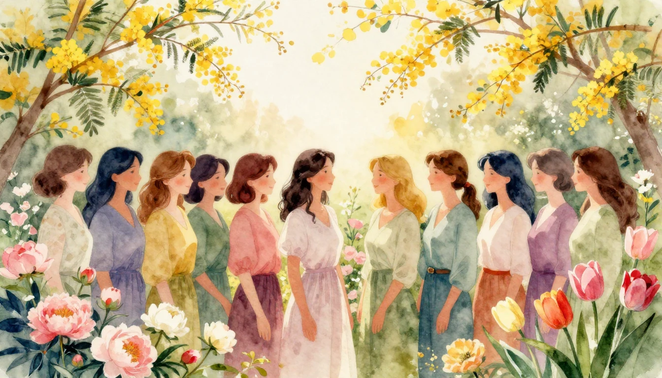 A soft and vibrant watercolor painting celebrating the essen...