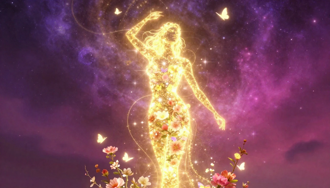 A breathtaking abstract representation of feminine strength ...