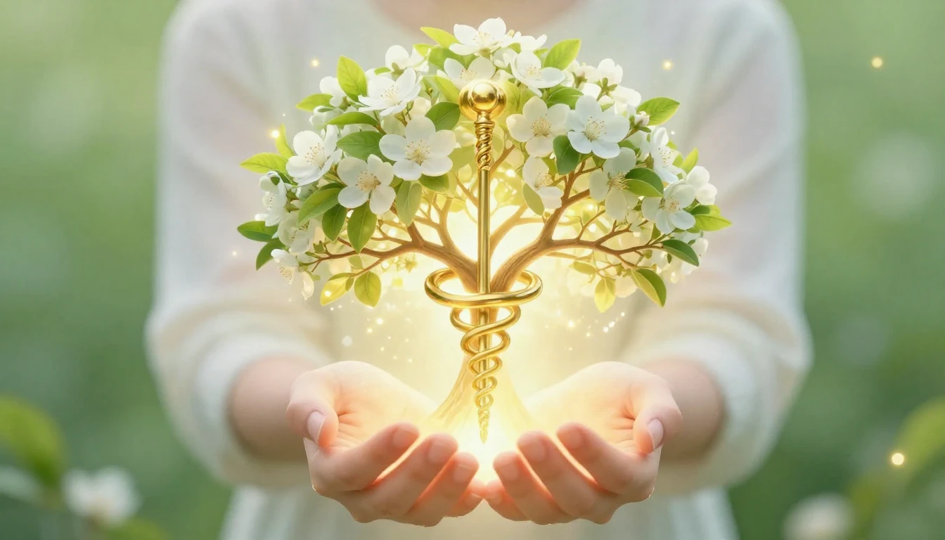 A symbolic and uplifting illustration representing the art o...