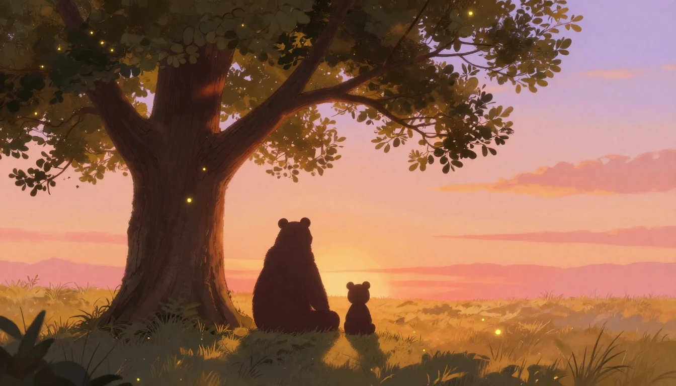 A heartwarming and symbolic illustration depicting the bond ...