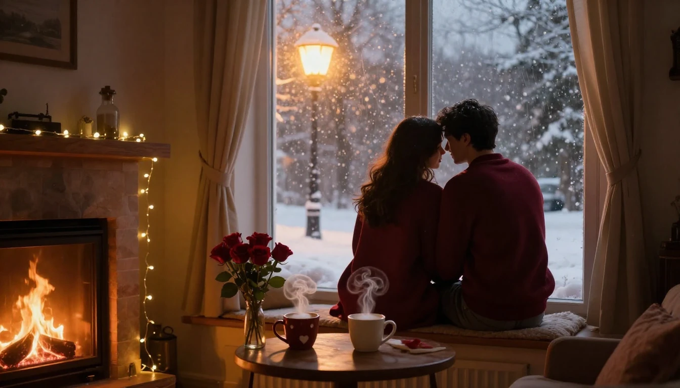 A highly detailed and cozy indoor scene capturing the essenc...