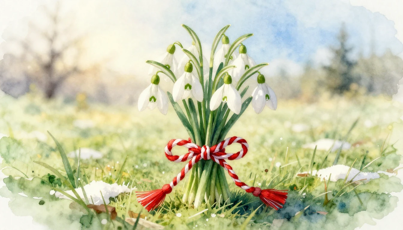 A delicate and artistic watercolor painting of a traditional...