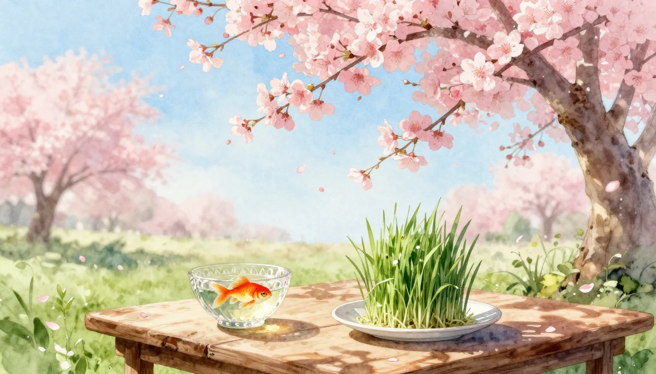 A soft and dreamy watercolor painting depicting the essence ...