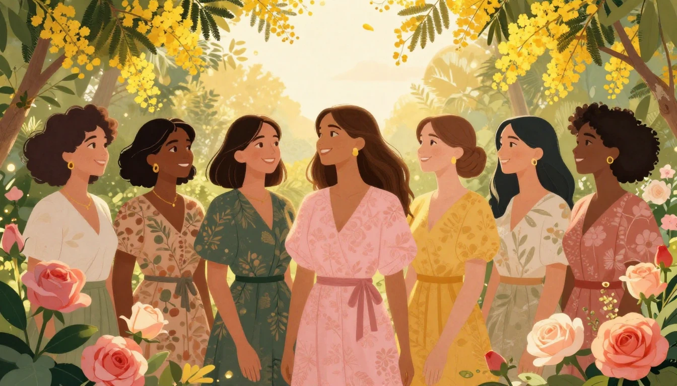 A breathtaking and vibrant illustration celebrating Internat...