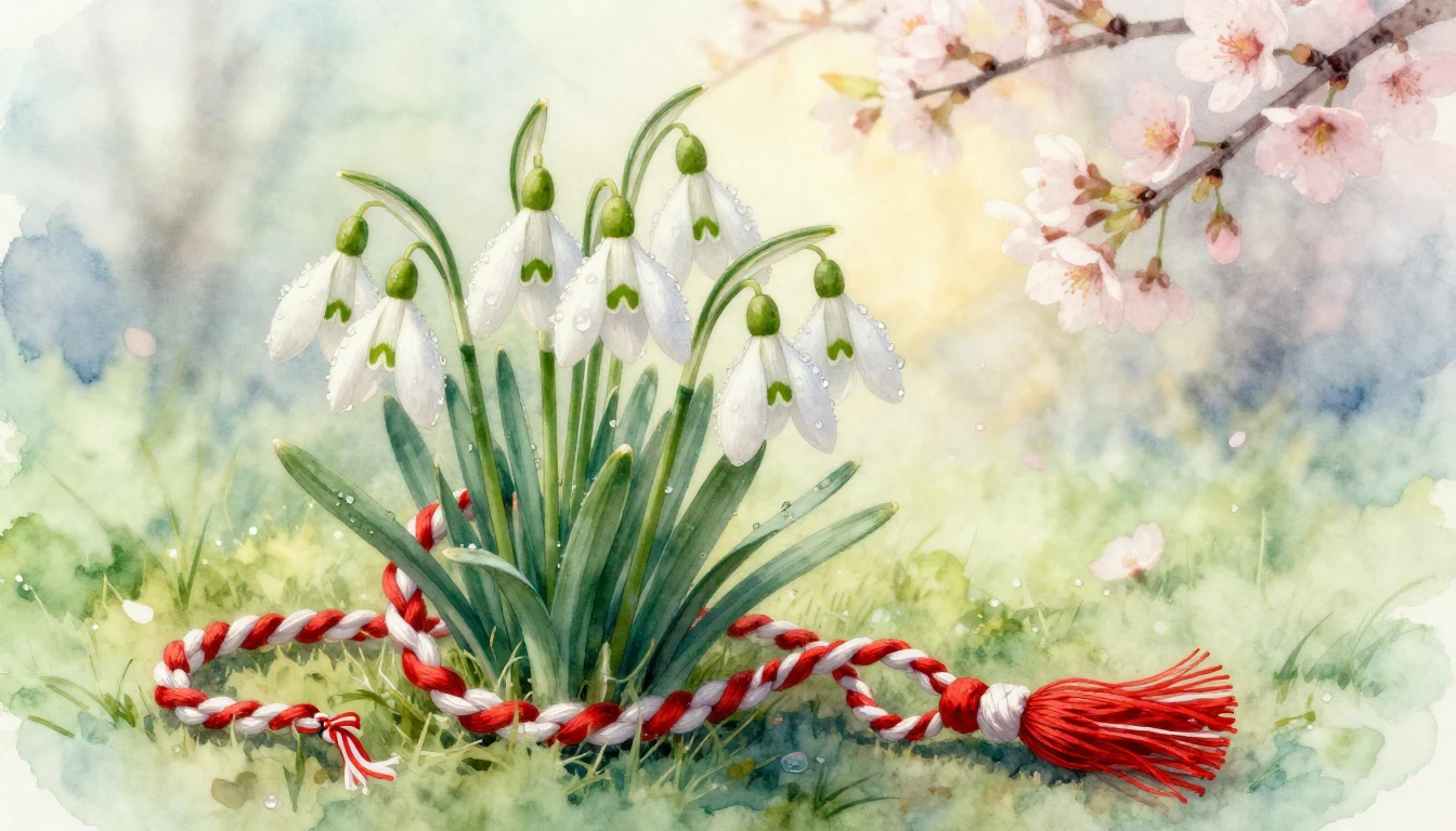 A delicate watercolor painting featuring a traditional Roman...