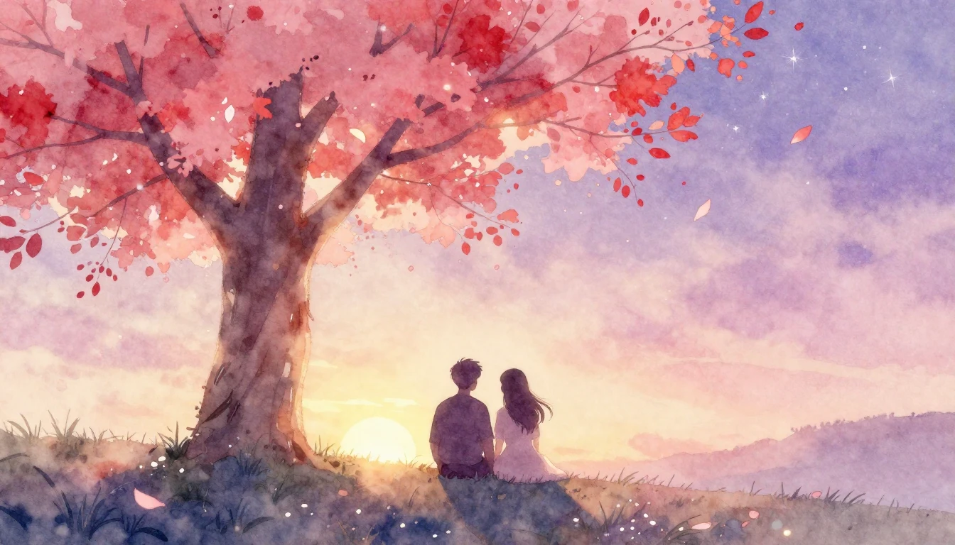 A soft and dreamy watercolor illustration depicting the conc...
