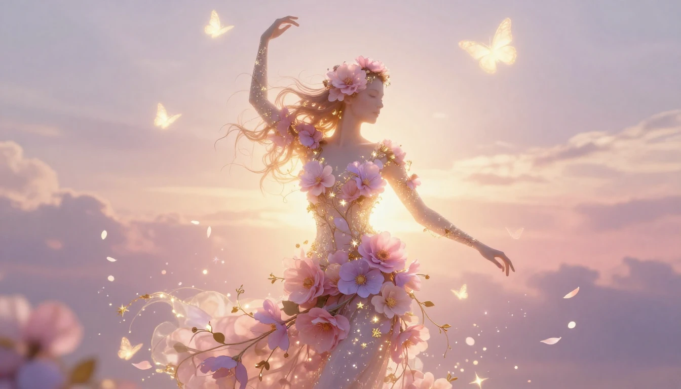 A beautiful, ethereal composition celebrating female strengt...