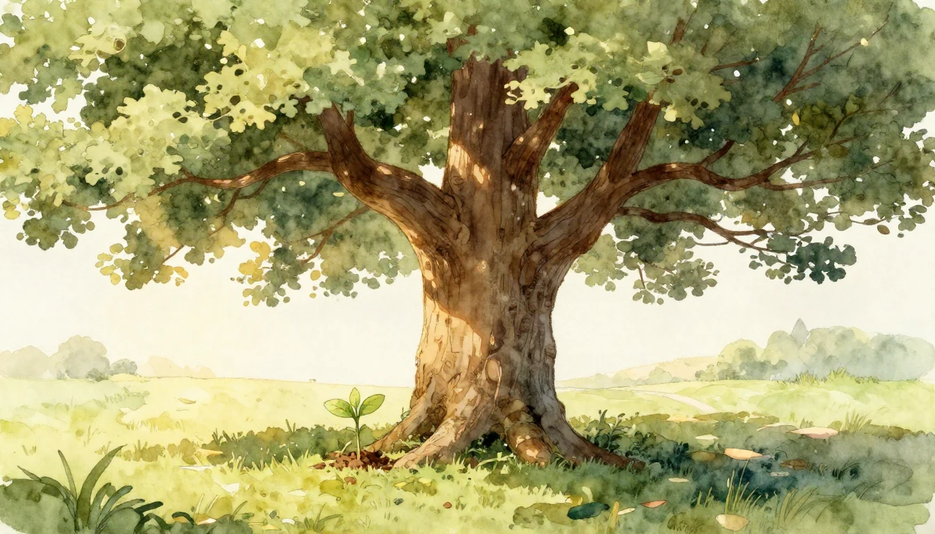 A heartwarming watercolor painting depicting the silhouette ...