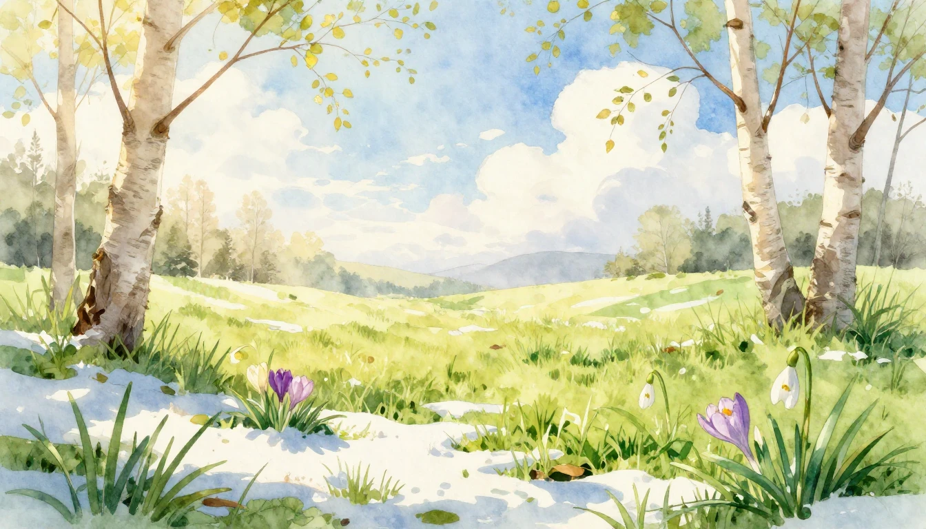 A soft and vibrant watercolor painting capturing the essence...