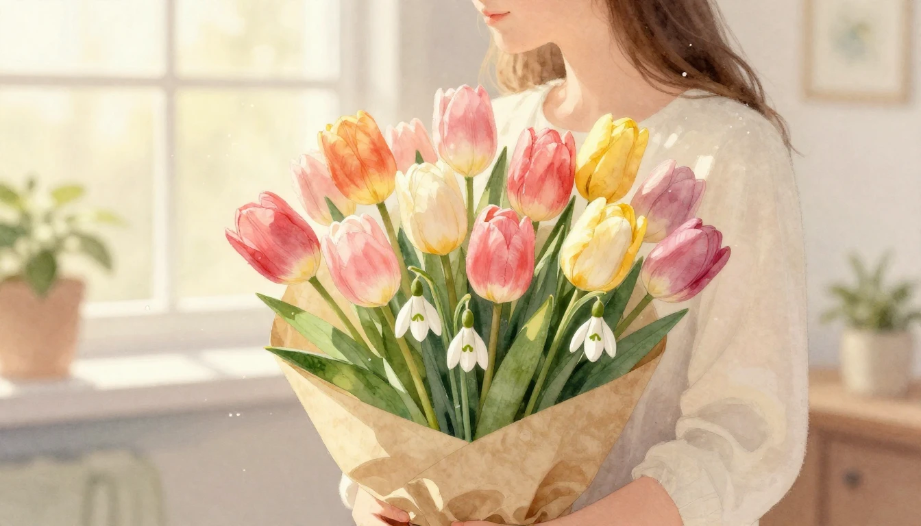 A soft and gentle watercolor painting depicting the essence ...