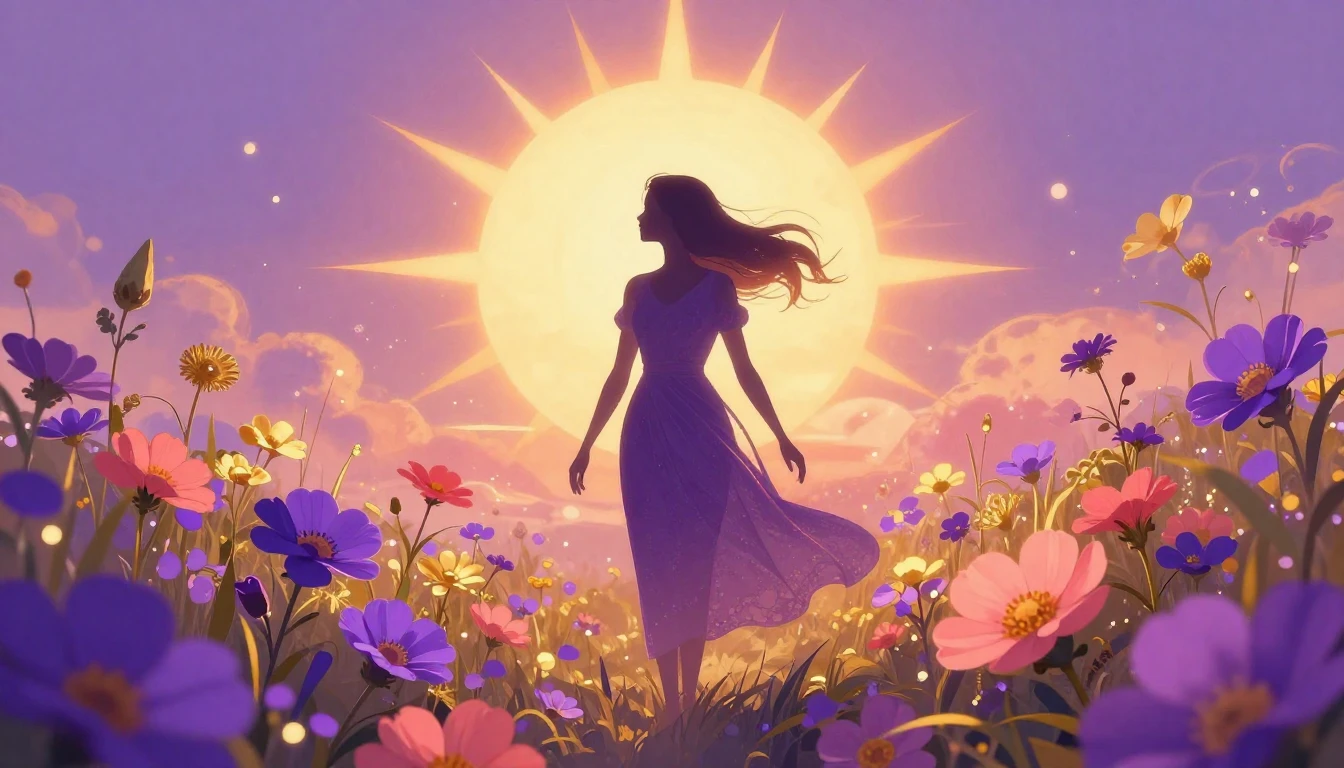 A vibrant and empowering digital illustration capturing the ...