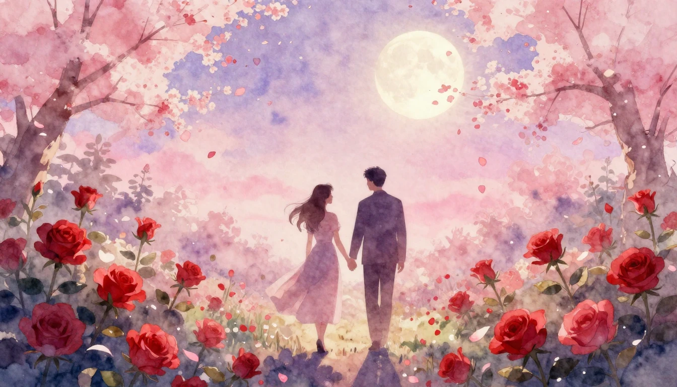 A dreamy and soft watercolor painting depicting the essence ...