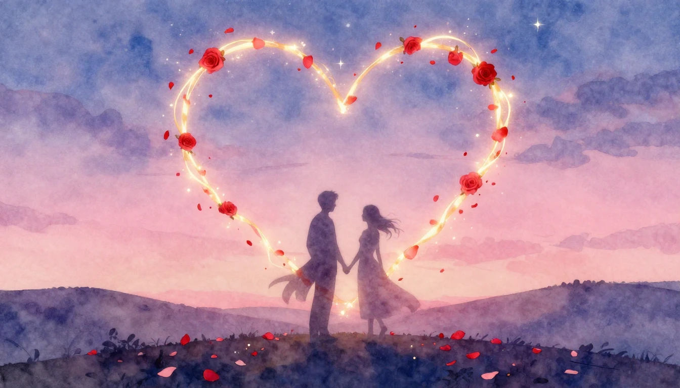 A soft and dreamy watercolor painting depicting the essence ...