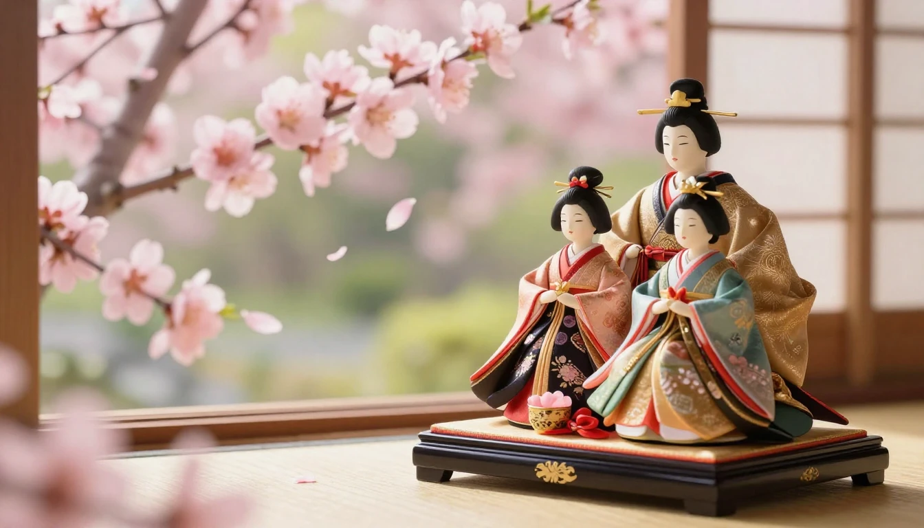 A beautiful and gentle spring scene celebrating the Japanese...