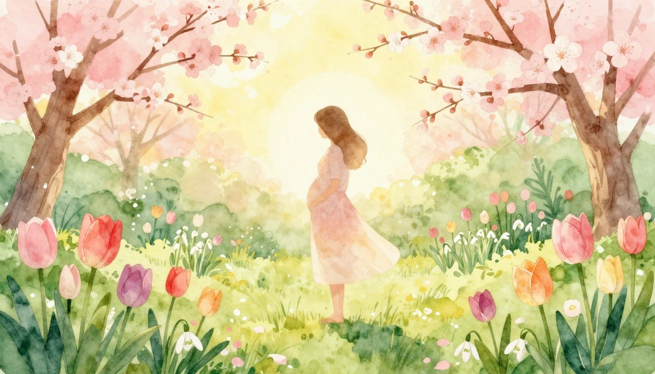 A gentle and heartwarming watercolor illustration symbolizin...