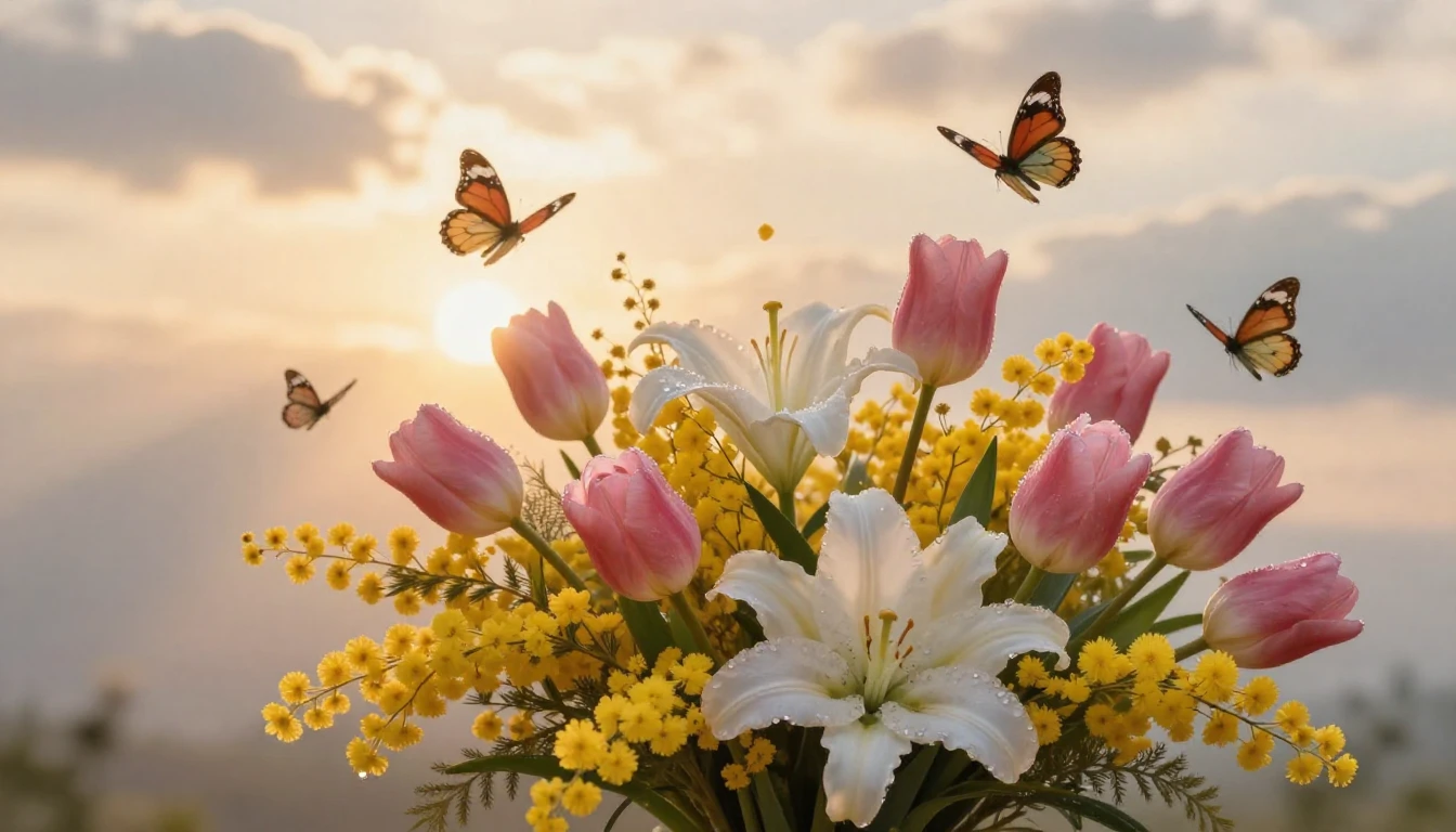 A breathtaking and symbolic scene celebrating womanhood. In ...