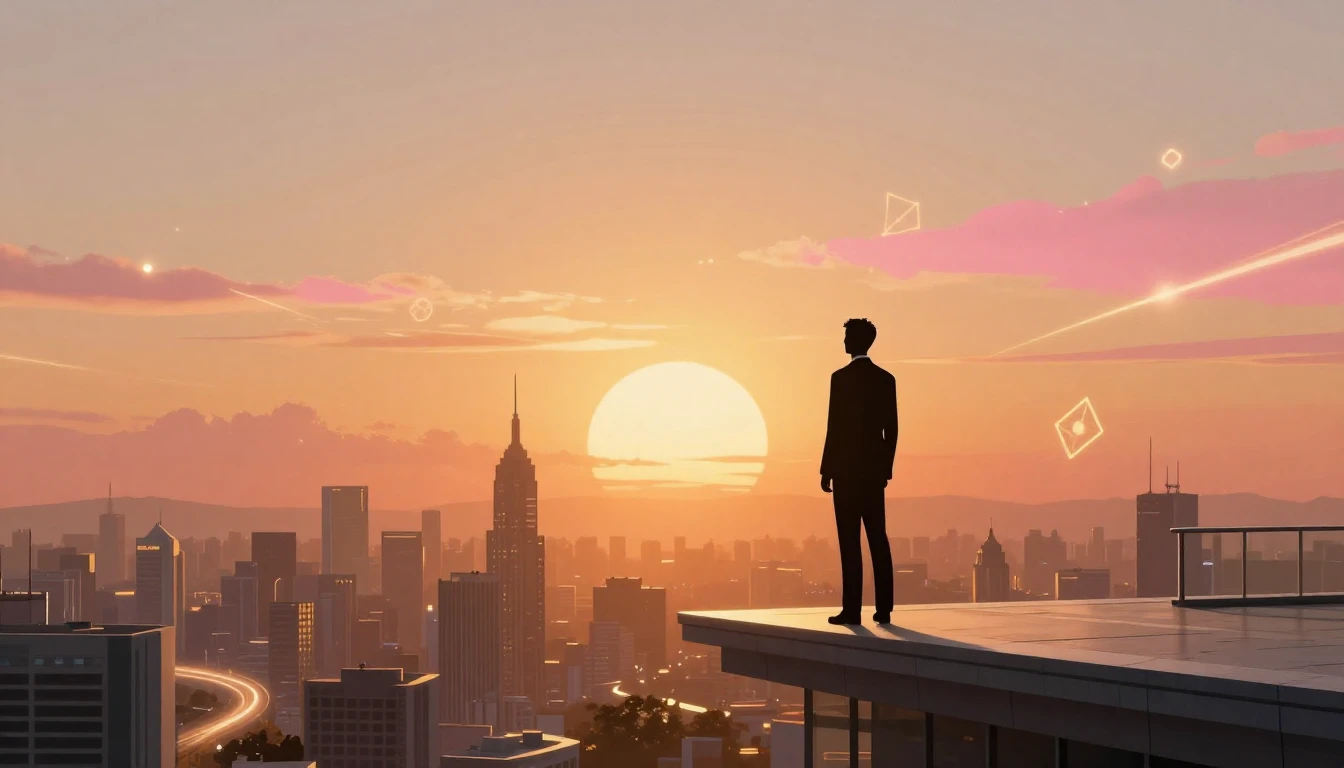 A breathtaking digital art illustration representing profess...