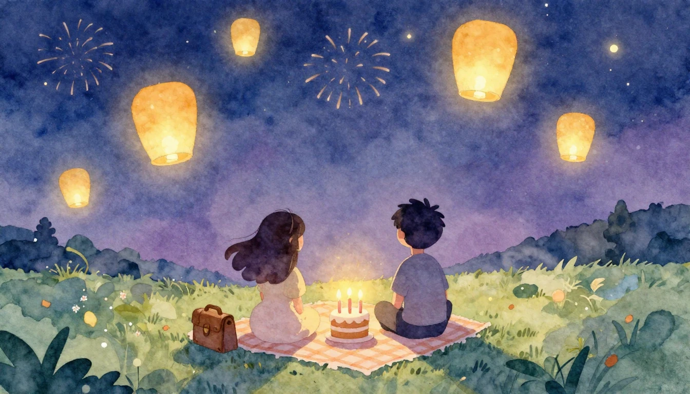 A heartwarming watercolor illustration symbolizing friendshi...