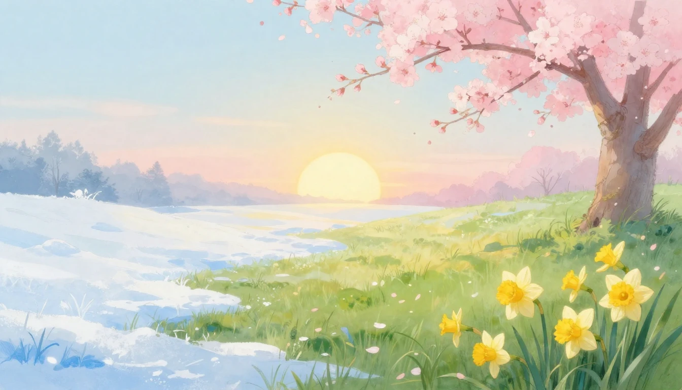 A dreamy and ethereal illustration representing the Spring E...