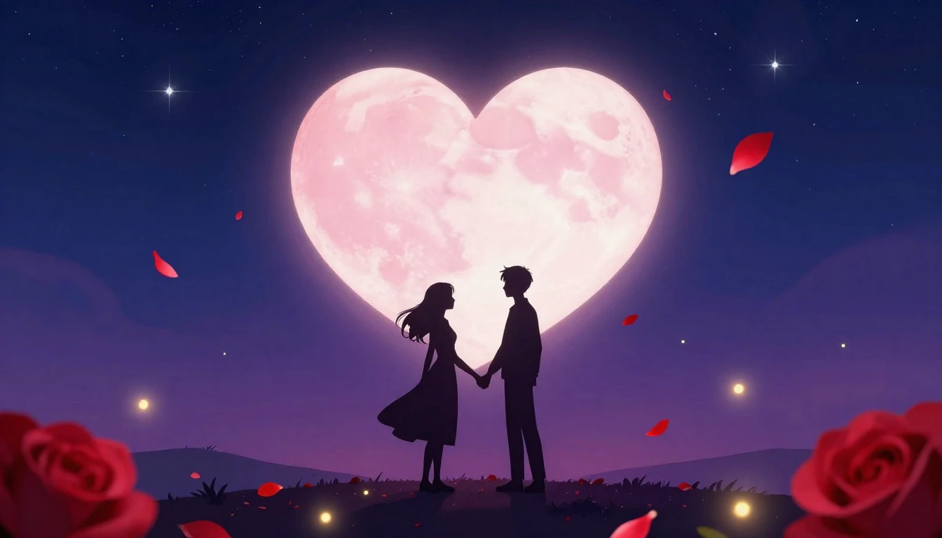 A romantic and whimsical illustration capturing the essence ...